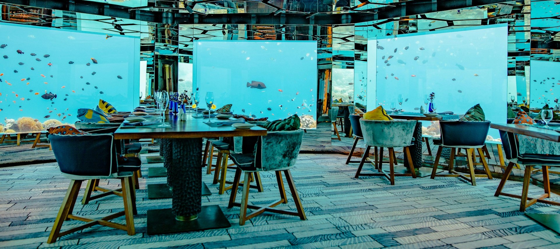 Beachfront dinner at a Maldives resort