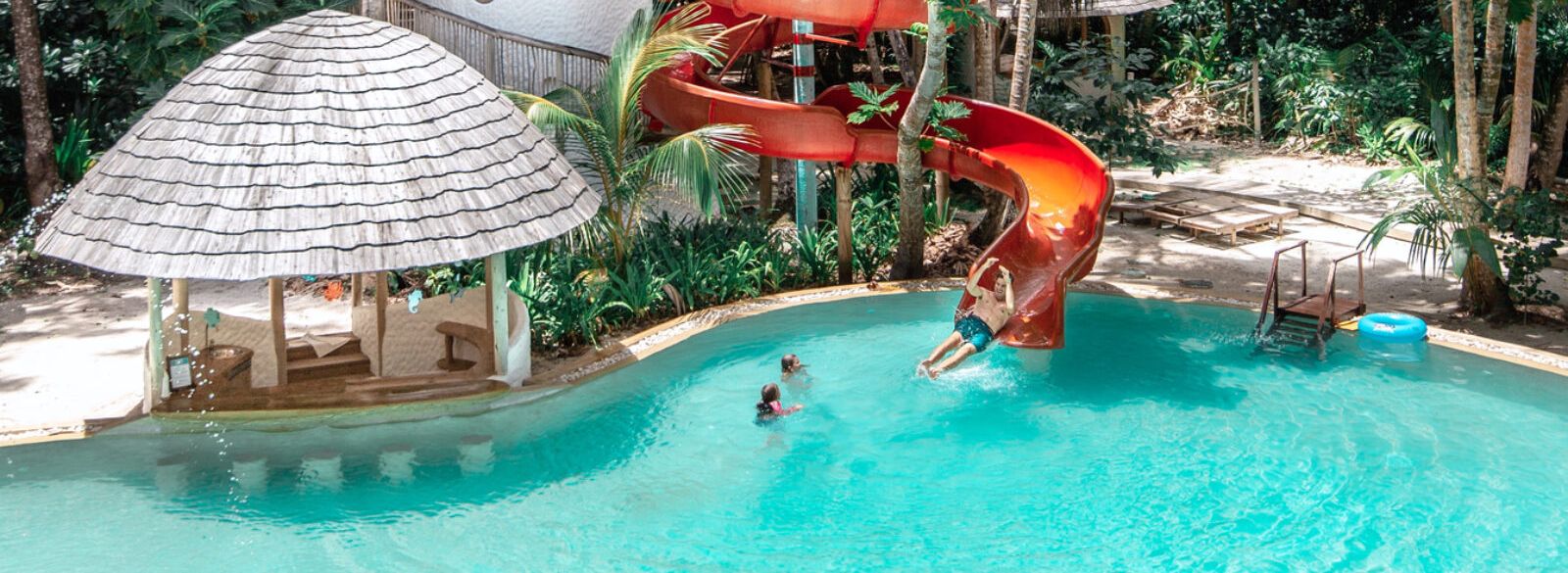 Tropical lagoon in the Maldives