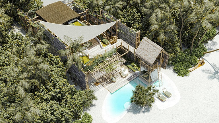 Official render of Vaagali Maldives, Vignette Collection