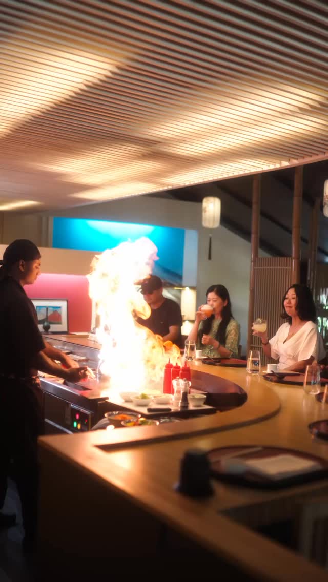 An artful performance of fire, flavor, and finesse — teppanyaki at Adaaran Prestige Vadoo is dining brought to life.

Watch as each dish is crafted before your eyes, blending precision, taste, and a t