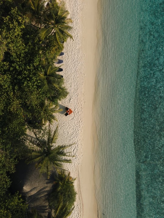 Photo by Adaaran Prestige Vadoo on May 30, 2026. May be an image of ocean, beach and text.