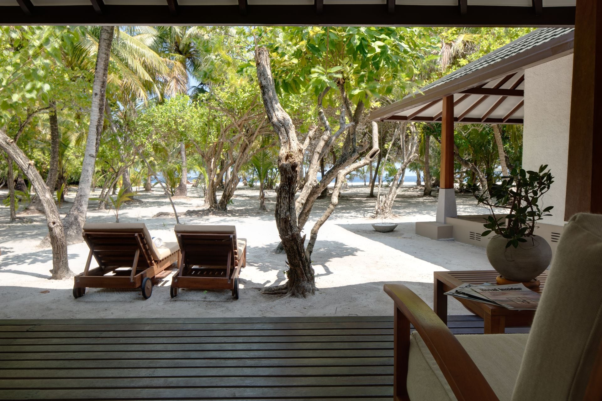 Jacuzzi Beach Villa im Adaaran Select Meedhupparu