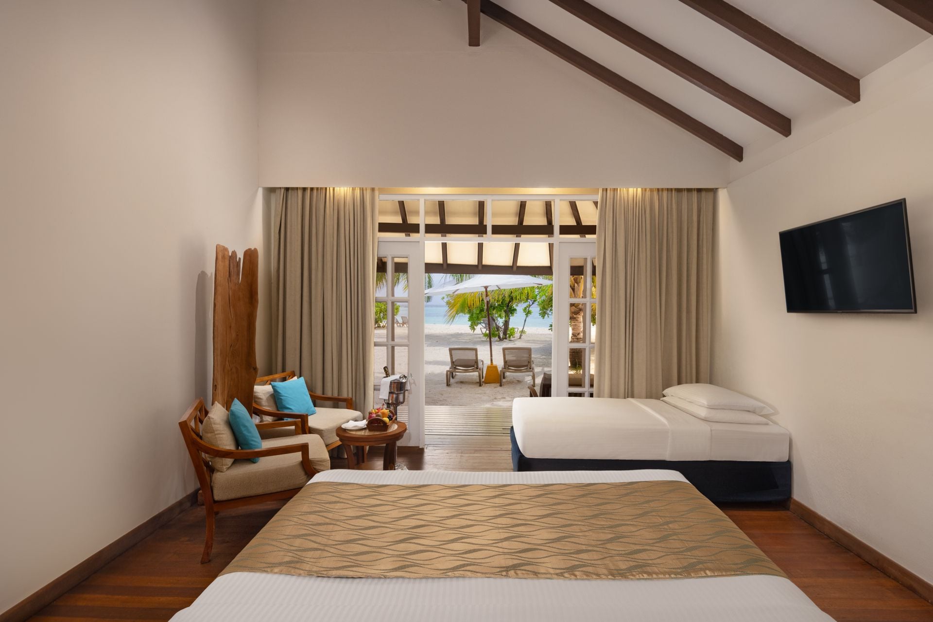 Sunset Deluxe Beach Villa im Adaaran Select Meedhupparu