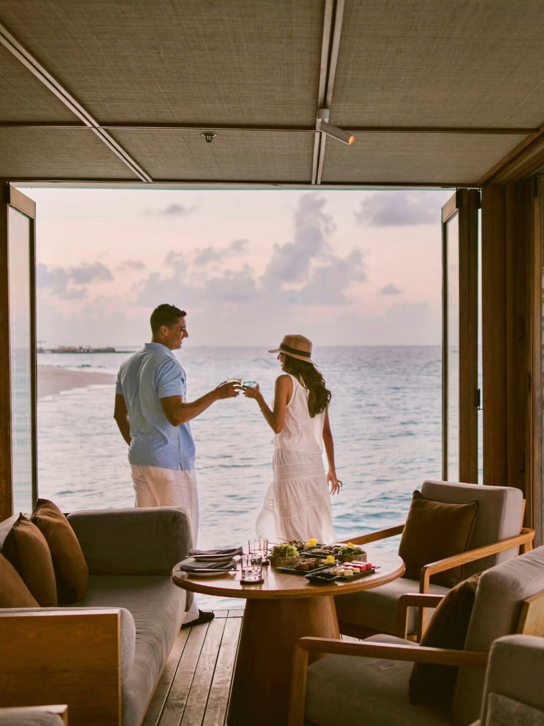 Photo by Alila Kothaifaru Maldives on March 24, 2026. May be an image of yacht, wedding, houseboat and text.