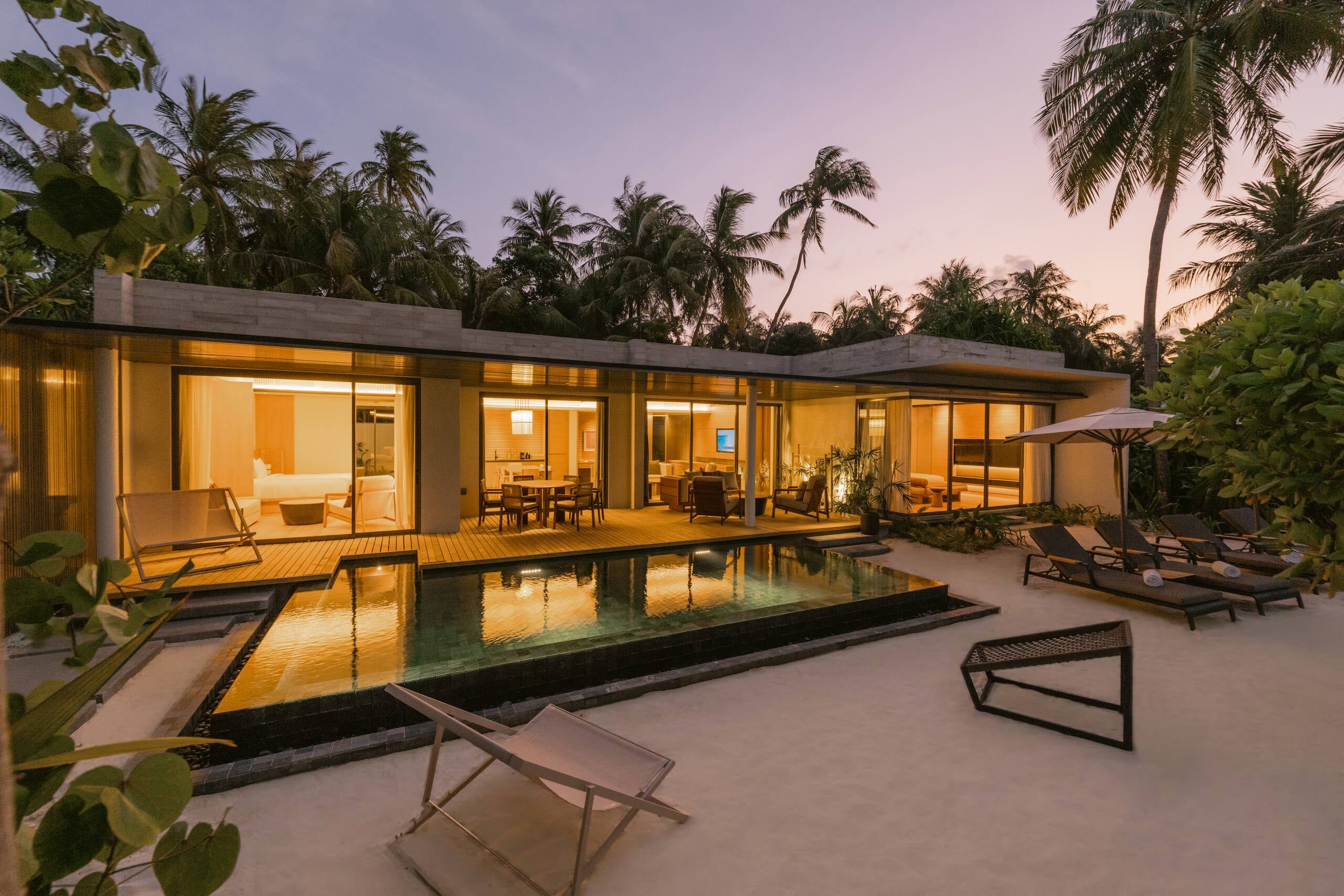 Two-Bedroom Beach Pool Villa im Alila Kothaifaru Maldives