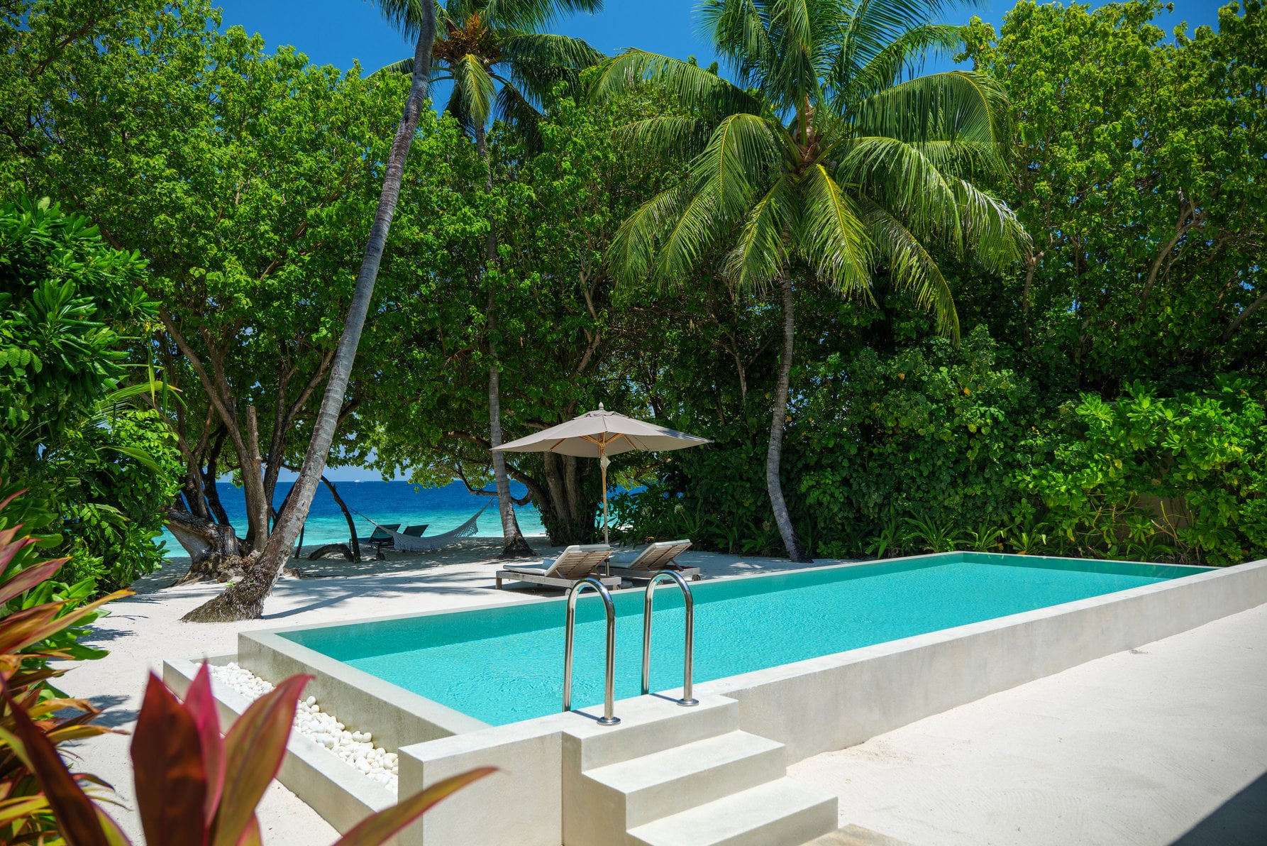 Beach Pool Villa Two Bedroom im Amilla Maldives Resort & Residences