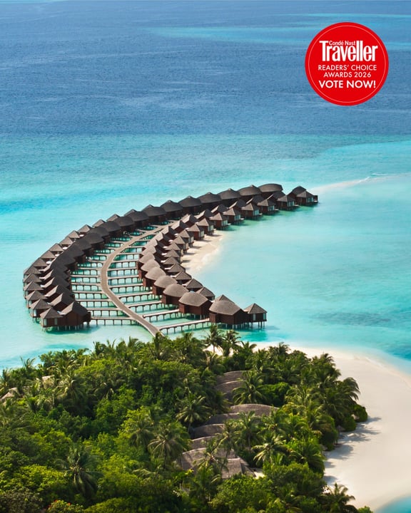 Photo by Anantara Dhigu Maldives Resort on June 10, 2026. May be an image of text that says "Traveller Co ast READERS CHOICE AWARDS 2026 VOTE VOTENOW! NOW! 時計 ·· HIEST 一".