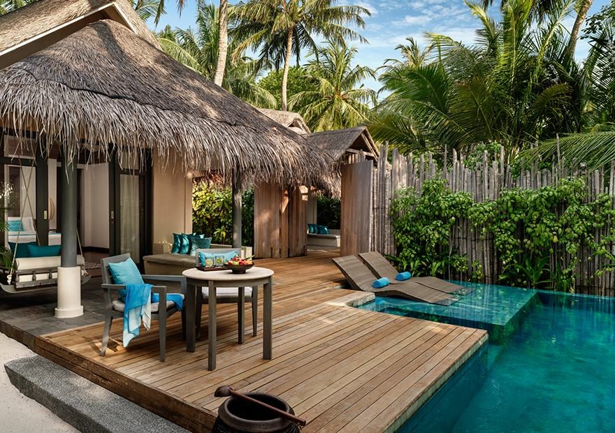 Two Bedroom Anantara Beach Pool Villa im Anantara Dhigu Maldives