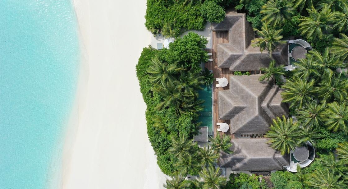Two Bedroom Beach Pool Residence im Anantara Kihavah Maldives Villas