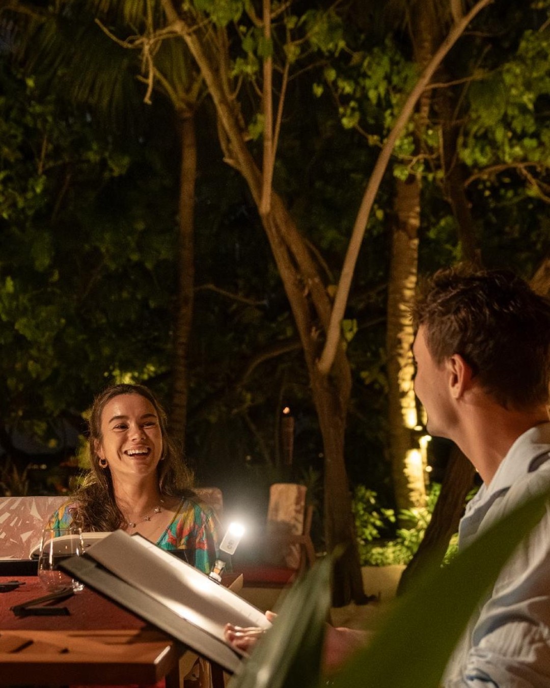The menu was only the beginning of the conversation.

One dish led to another, the wine lingered a little longer, and suddenly neither of you was in any hurry to leave.

Beneath the palms at Origami, 