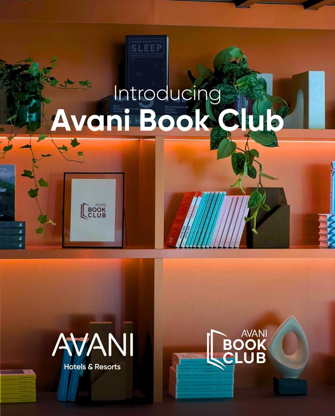 Photo shared by Avani+ Fares Maldives Resort on June 18, 2026 tagging @avani_hotels. May be an image of book, poster and text that says "Introducing Avani Book BookClub Club AMANI BOOK CLUB ooo AVANI 