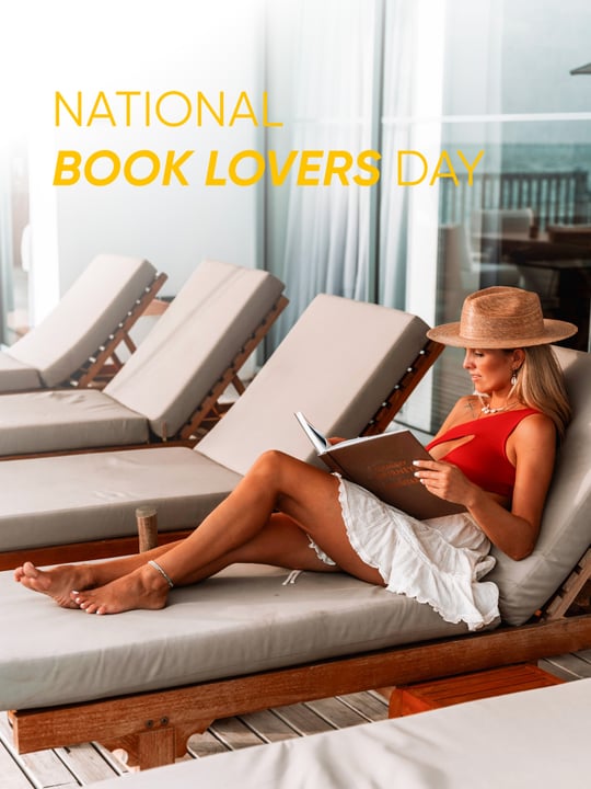 Photo shared by Avani+ Fares Maldives Resort on August 09, 2026 tagging @avani_hotels, and @vitwinsea. May be an image of ‎deck chair, chaise longue, book, magazine, cabana and ‎text that says "‎NATIO