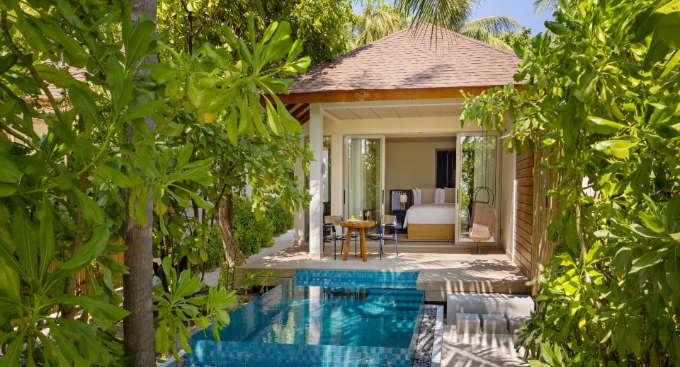 Two Bedroom Beach Pool Villa im Avani+ Fares Maldives Resort
