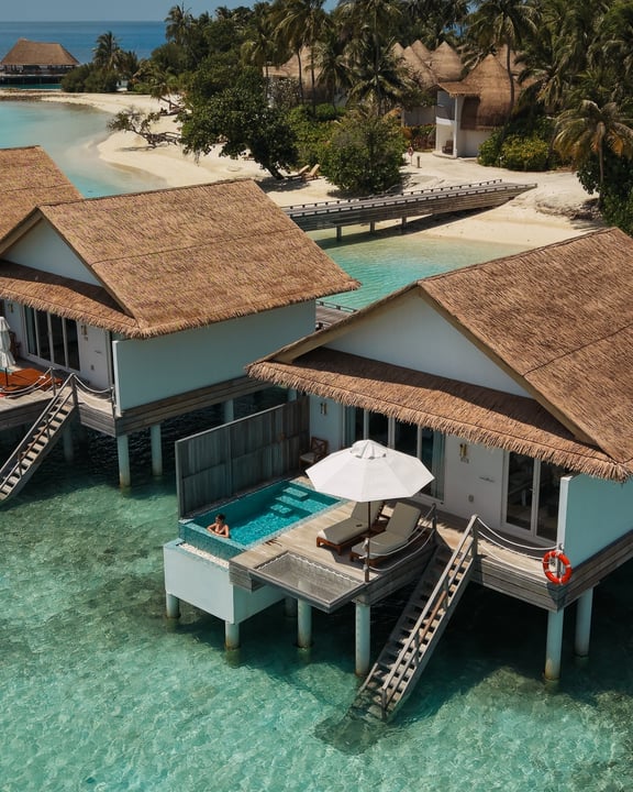 Photo by Bandos Maldives on April 18, 2026. May be an image of cabana and text.