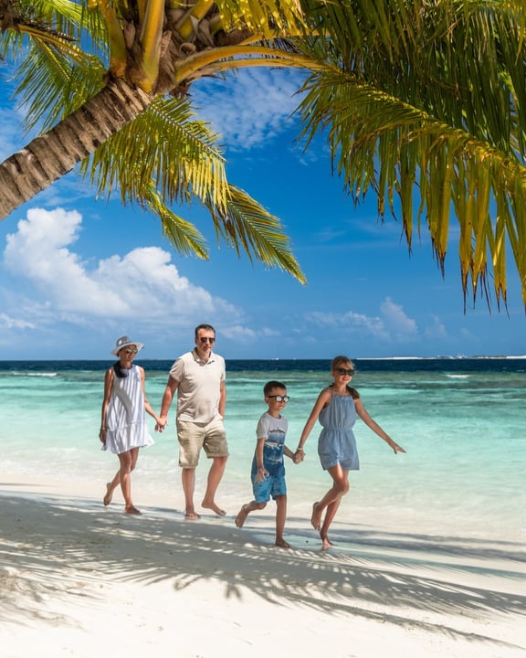 Photo by Bandos Maldives on June 14, 2026. May be an image of one or more people, beach and text.