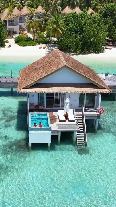 Diese Liebe, wie nur die Malediven sie kennen 💙

#bandosmaldives #couple #paradise #watervillawithpool