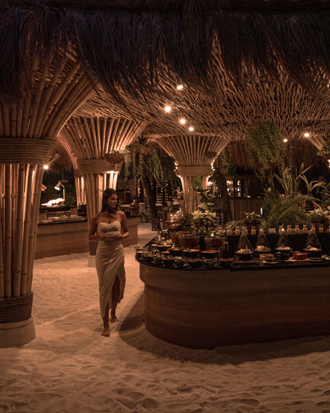 Photo by Banyan Tree Vabbinfaru - Maldives on May 18, 2026. May be an image of lantern, bamboo and text.