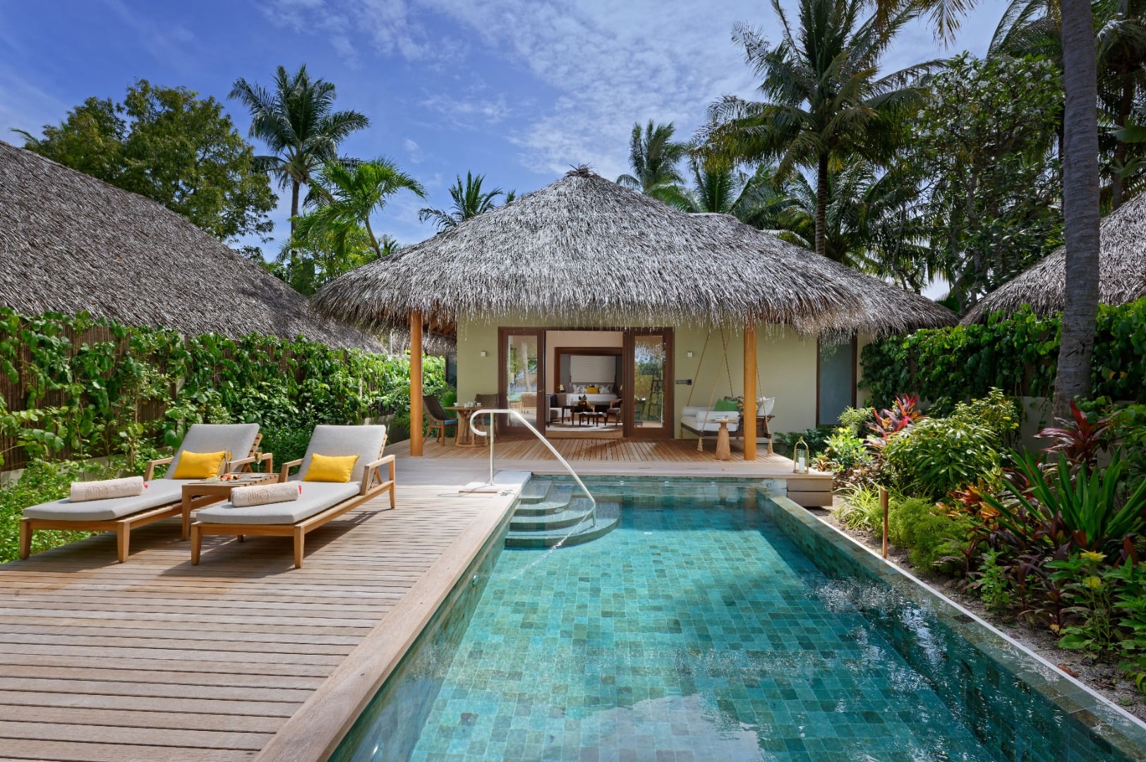 Baros Residence mit privatem Pool im Baros Maldives
