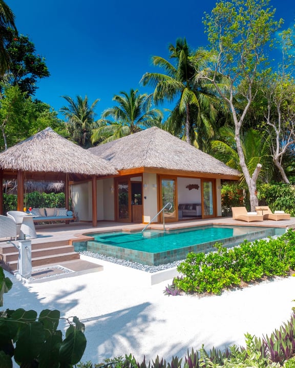 Photo by Baros Maldives on June 19, 2026. May be an image of cabana and text.