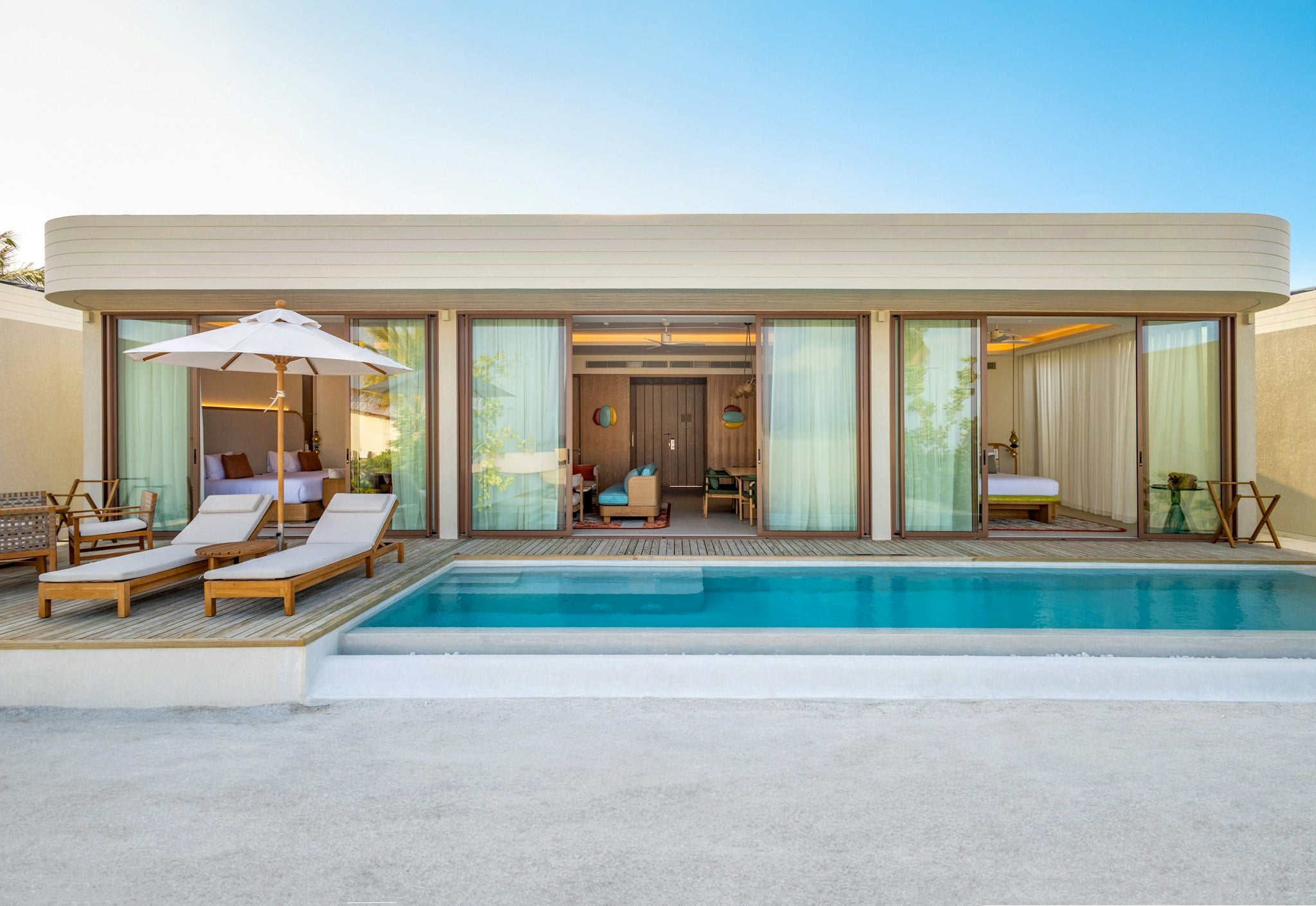Grand Two Bedroom Beach Pool Villa im Centara Grand Lagoon Maldives