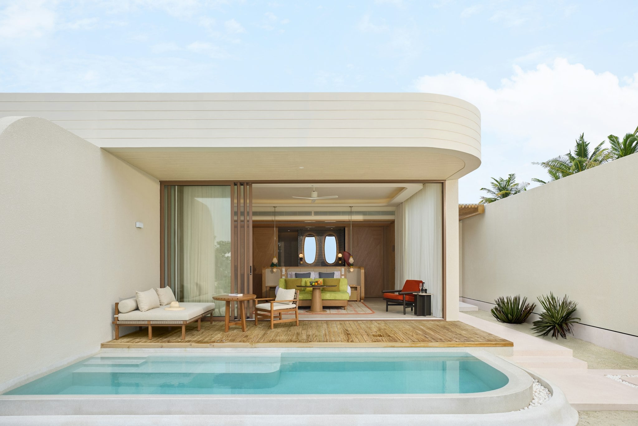 Two-Bedroom Family Sunset Beach Pool Villa im Centara Grand Lagoon Maldives