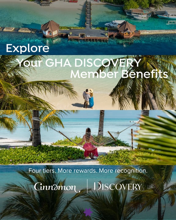 Chaque séjour vous rapproche d'expériences encore plus enrichissantes avec Cinnamon DISCOVERY. De Silver à Titanium, découvrez les avantages exclusifs de chaque niveau d'adhésion et voyez comment chaque voy