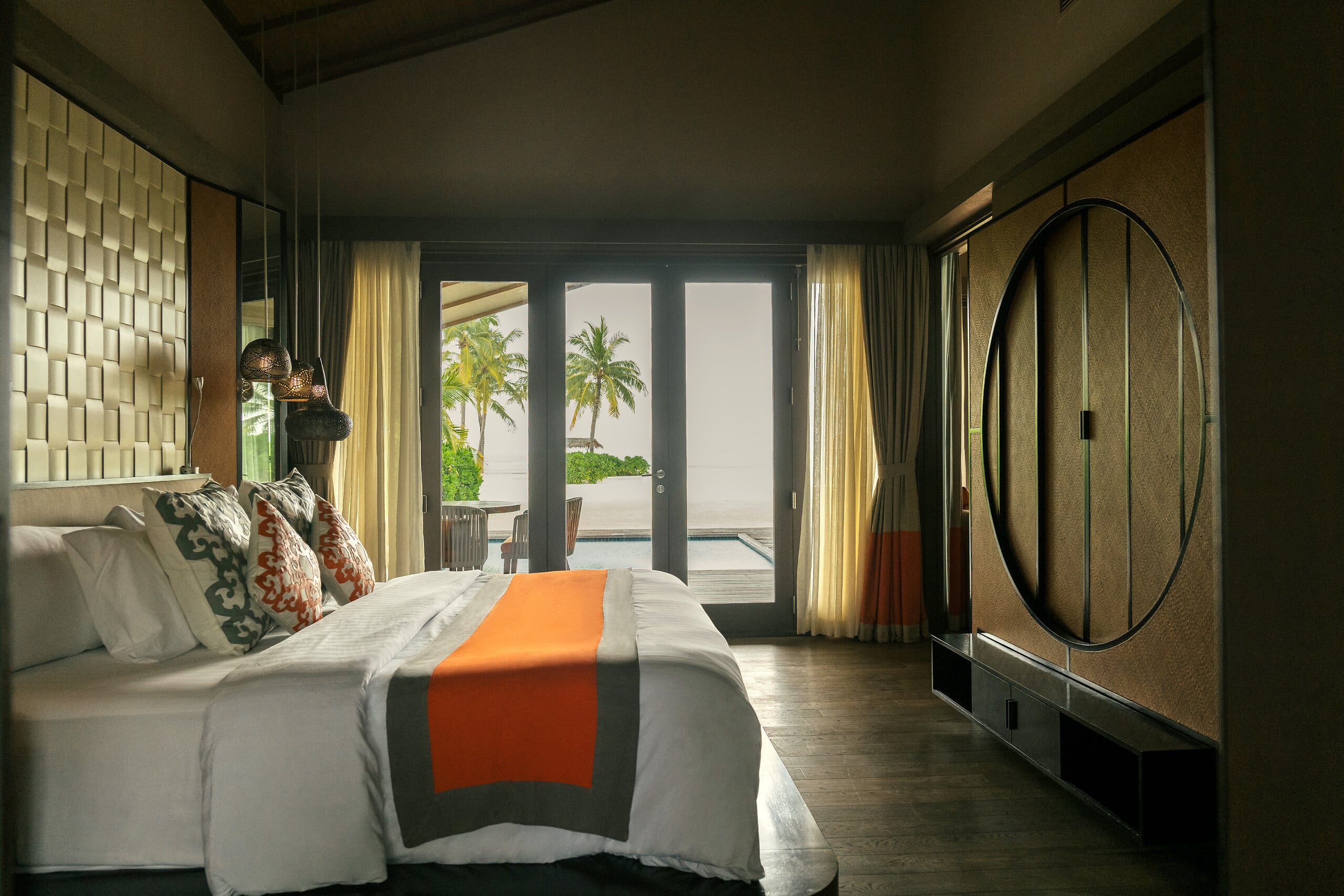 Beach Villa Sunset at Club Med Finolhu Villas