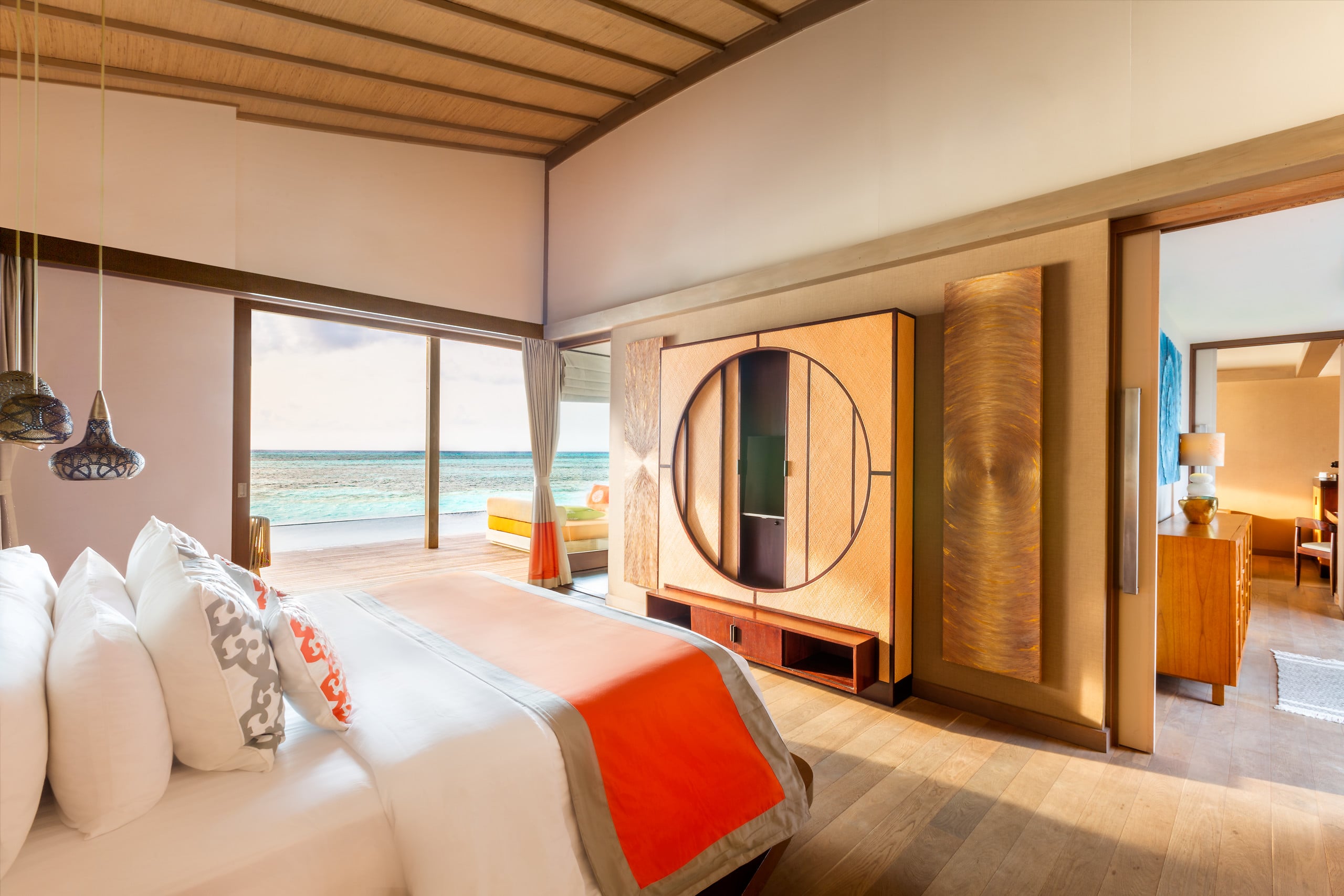 Overwater Villa Sunset at Club Med Finolhu Villas