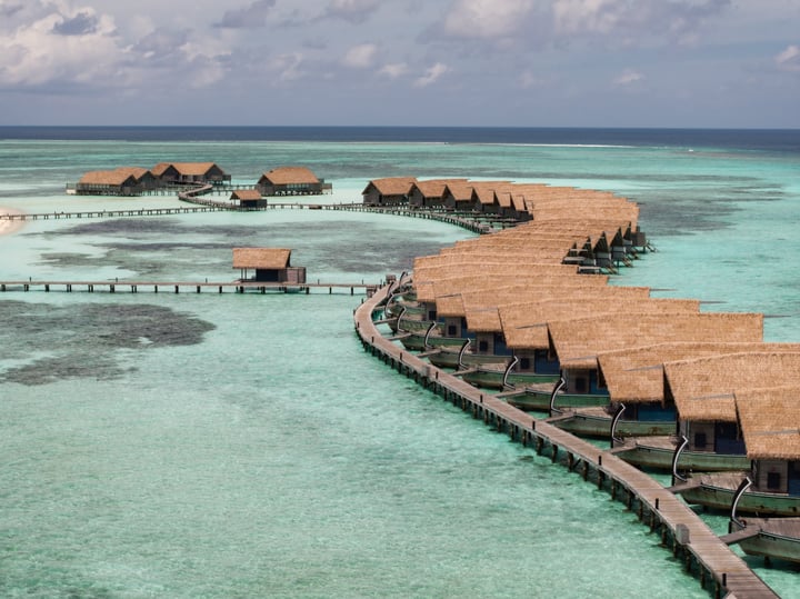Foto von COMO Cocoa Island vom 05. Juli 2026. Zeigt möglicherweise Horizont, Ozean und Text.
