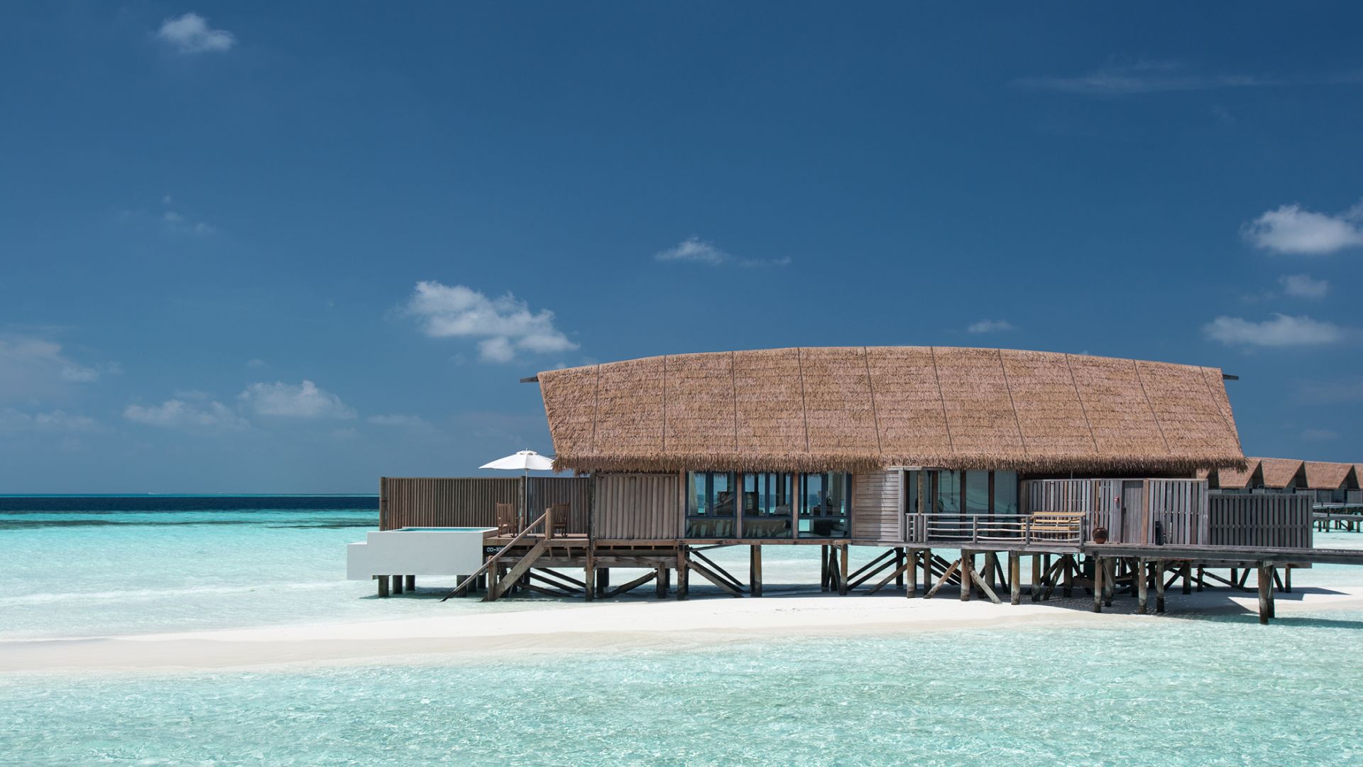 One-Bedroom Water Villa with plunge pool on the eastern jetty