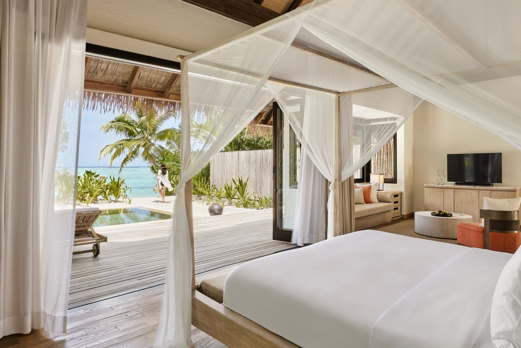 Beach Suite with Pool im COMO Maalifushi