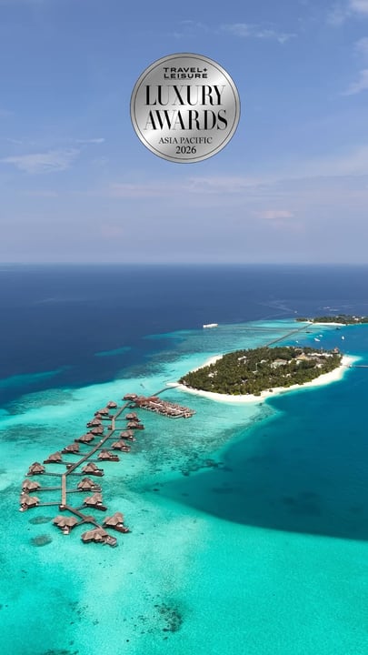 Three recognitions. Two extraordinary islands. 💙

We are honored to be named among the winners of the Travel + Leisure Luxury Awards Asia Pacific 2026, recognized across the Maldives in the categorie