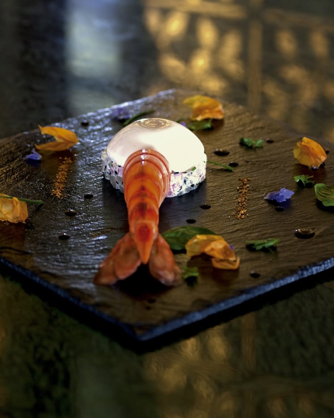 Photo by Constance Hotels & Resorts on August 09, 2026. May be an image of crustacean, roe, prawn, lobster, shellfish, caviar and text.