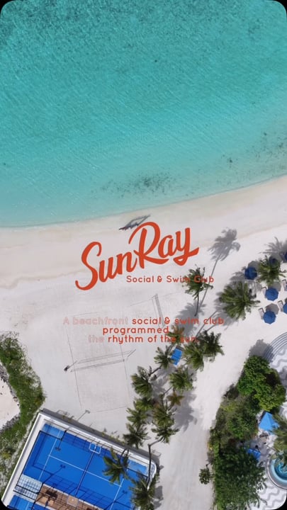 📍 SunRay Maldives

Doors open tomorrow.

SunRay Maldives is ready. Our flagship social & swim club, made for social lunches, long sips, pool dips, good vibes and golden hours.

And to kick things off