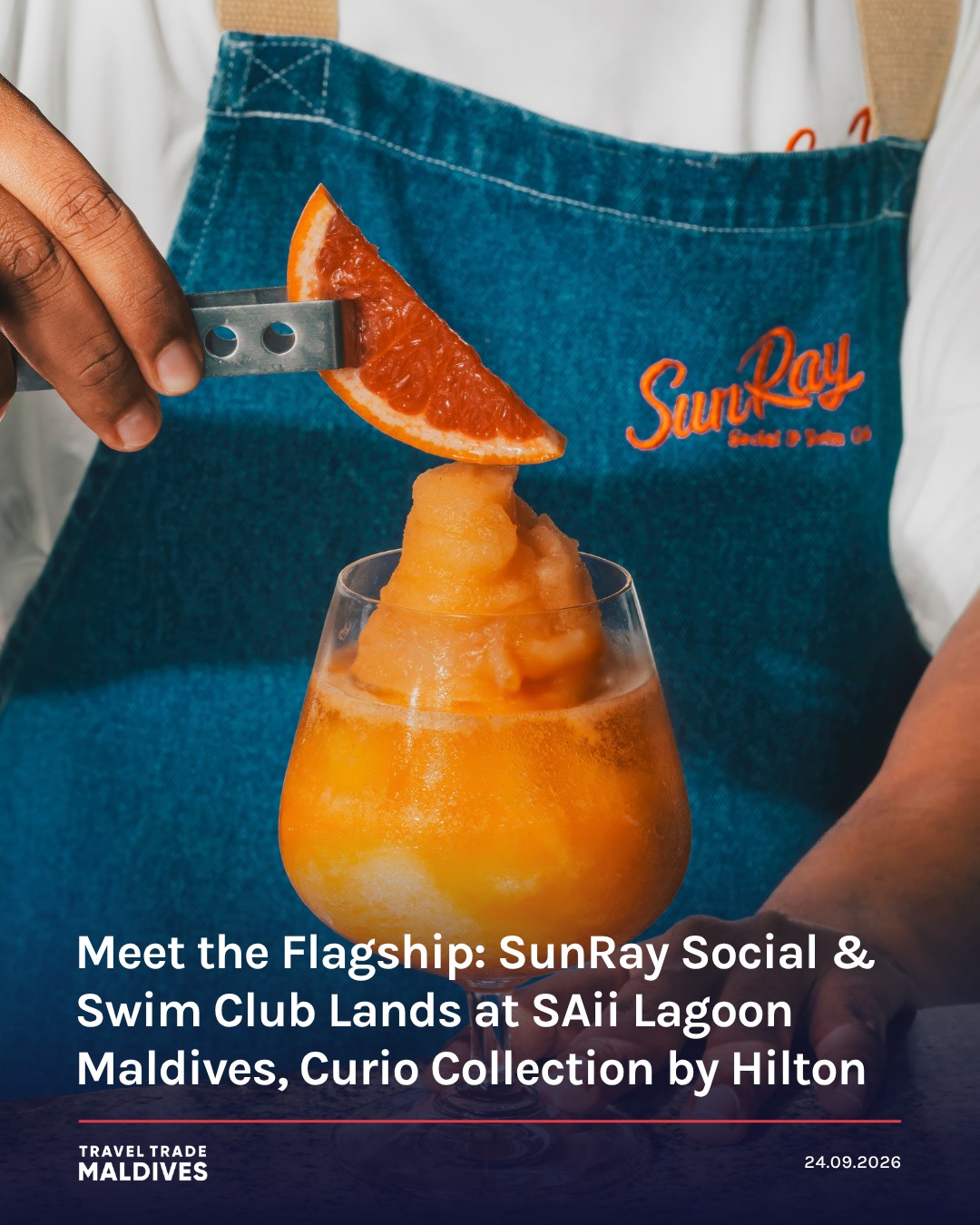 SAii Lagoon Maldives, Curio Collection by Hilton is set to introduce SunRay Social & Swim Club, following the successful soft launch of the new hospitality concept at SAii Koh Samui Villas earlier thi