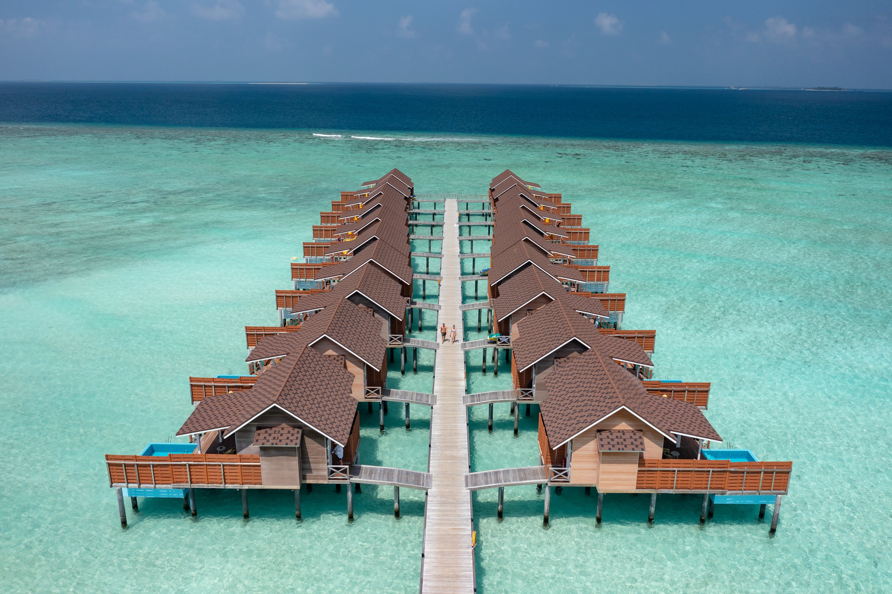 Sunrise Pool Water Villa au Dhigufaru Island Resort