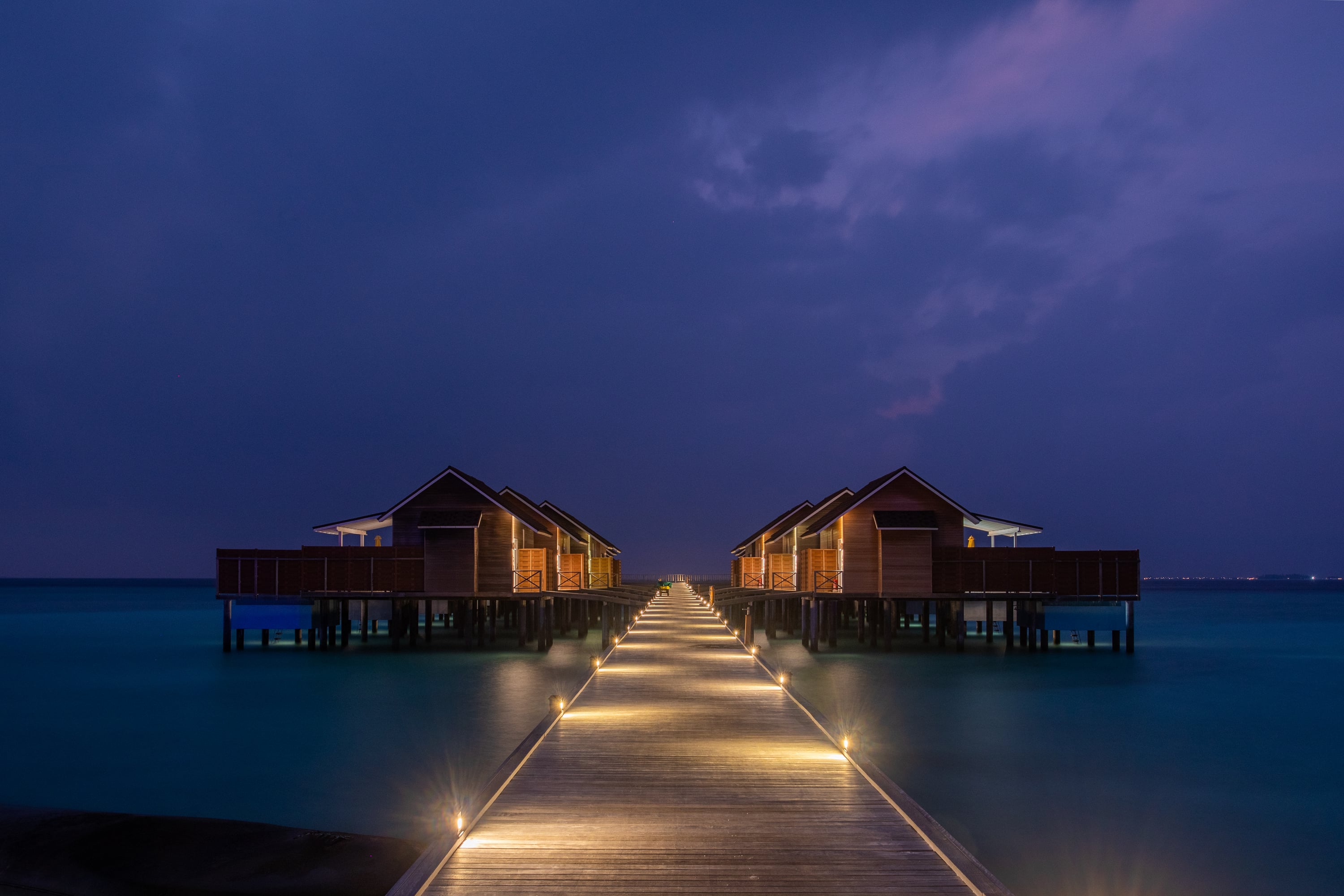 Sunset Pool Water Villa au Dhigufaru Island Resort