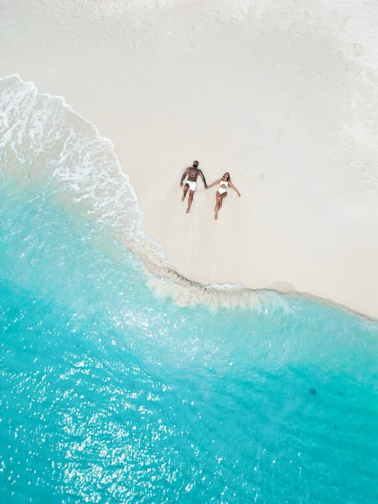 Photo by Diamonds Athuruga in Diamonds Athuruga Beach and Water Villas. May be an image of swimming, beach, ocean, water and text.