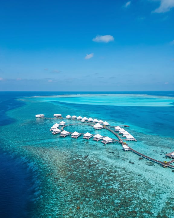 Photo by Diamonds Thudufushi in Diamonds Thudufushi Beach and Water Villas. May be an image of speedboat, water and text.
