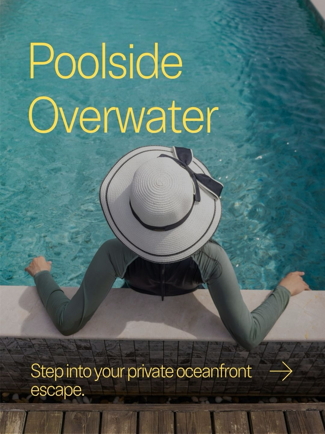 Des instants au bord de la piscine, avec l'océan tout autour. 🌊☀️​
​
Découvrez la Two-Bedroom Overwater Villa with Pool, où 
une piscine privée rencontre une vue infinie sur l'océan et l'espace de se laisser 
porter par le rythme de l'île.​
​
Trouv