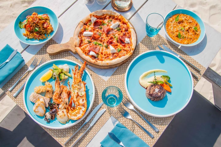 Photo by Emerald Maldives Resort & Spa in Emerald Maldives Resort & Spa with @leadinghotelsoftheworld, and @emerald_collection_resorts. May be an image of pasta, fork, spaghetti and text.