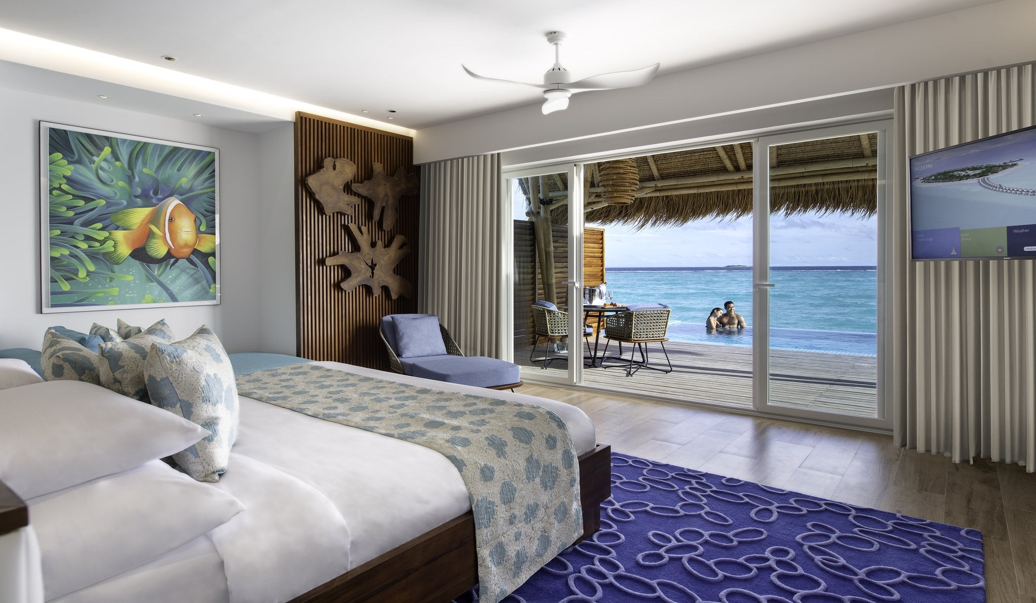 Water Villa with Pool Sea View im Emerald Maldives Resort & Spa