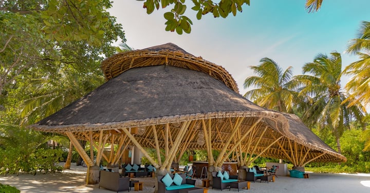 Photo by Sirru Fen Fushi Private Lagoon Resort on August 11, 2026. May be an image of bamboo, cabana and text.