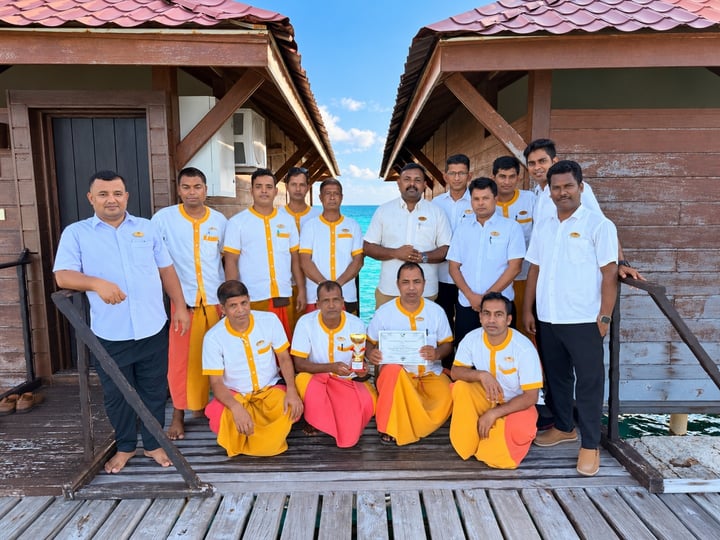 Honouring Our Housekeeping Team ✨

This International Housekeeping Week, we celebrated the dedication, creativity and hard work of our wonderful Housekeeping Team at Filitheyo Island Resort. 

A frien