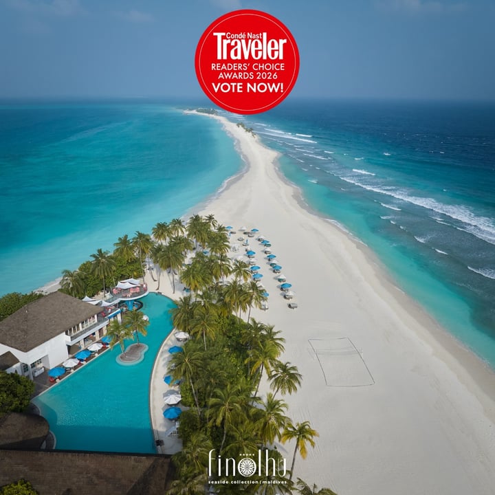 Photo by Finolhu, a Seaside Collection Resort on May 15, 2026. May be an image of beach and text.