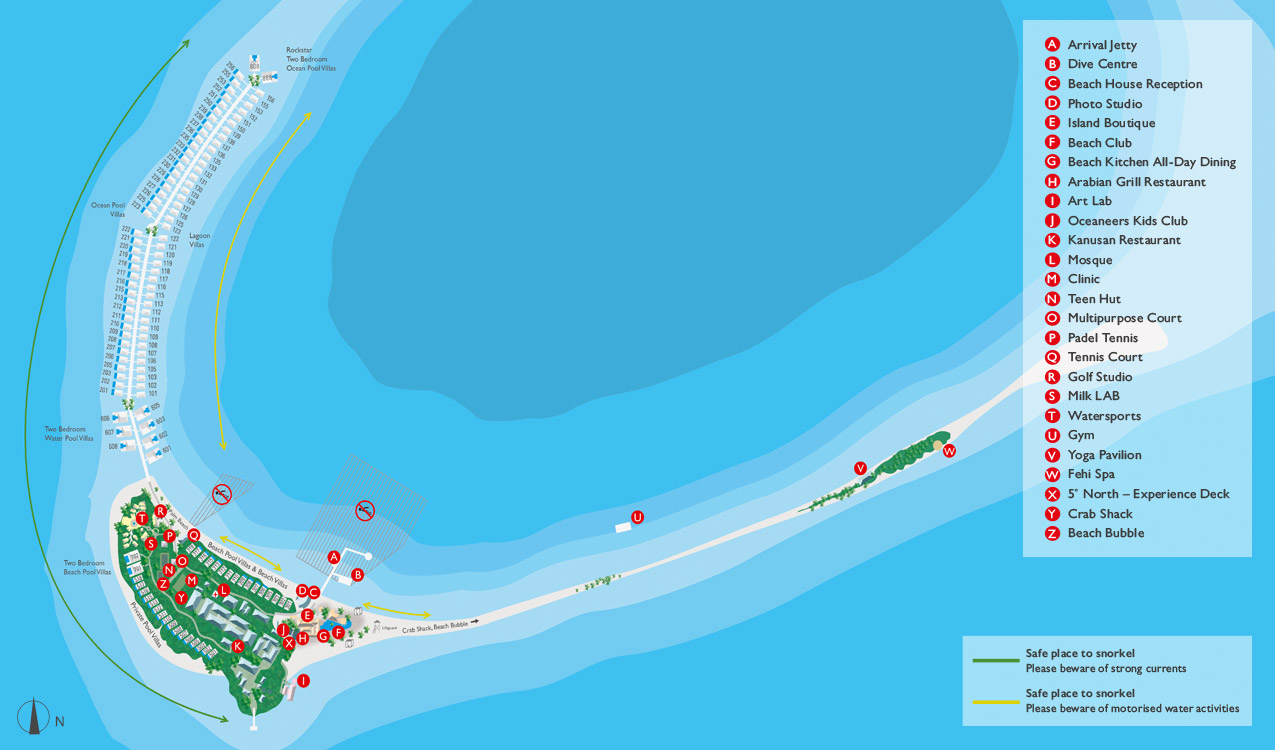 Finolhu Maldives island map
