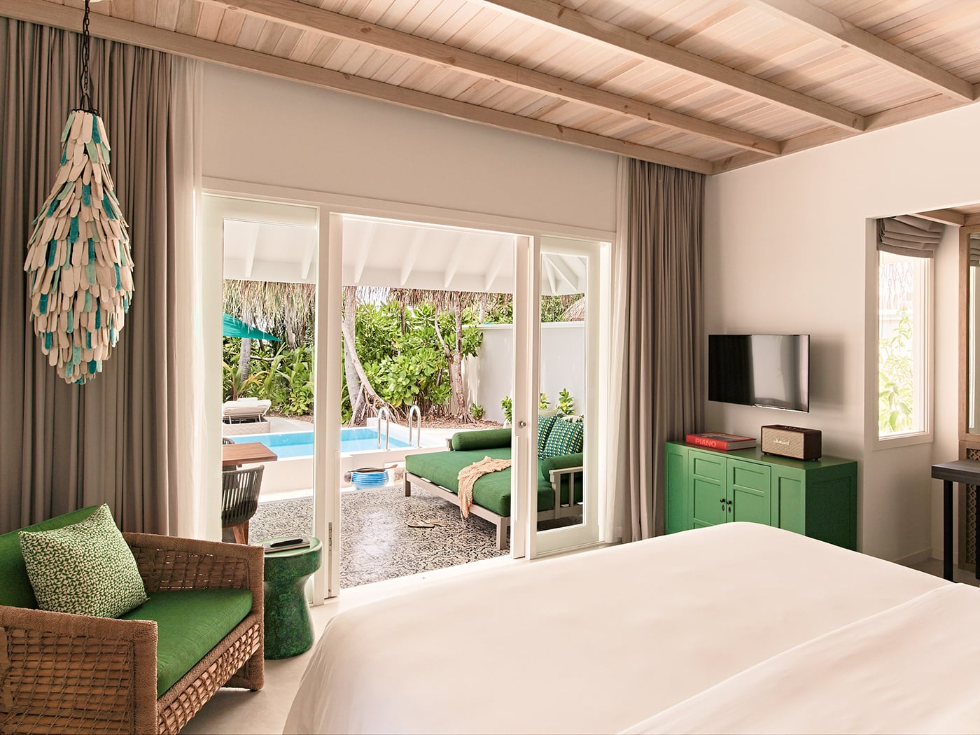 Private Pool Villa im Finolhu Maldives