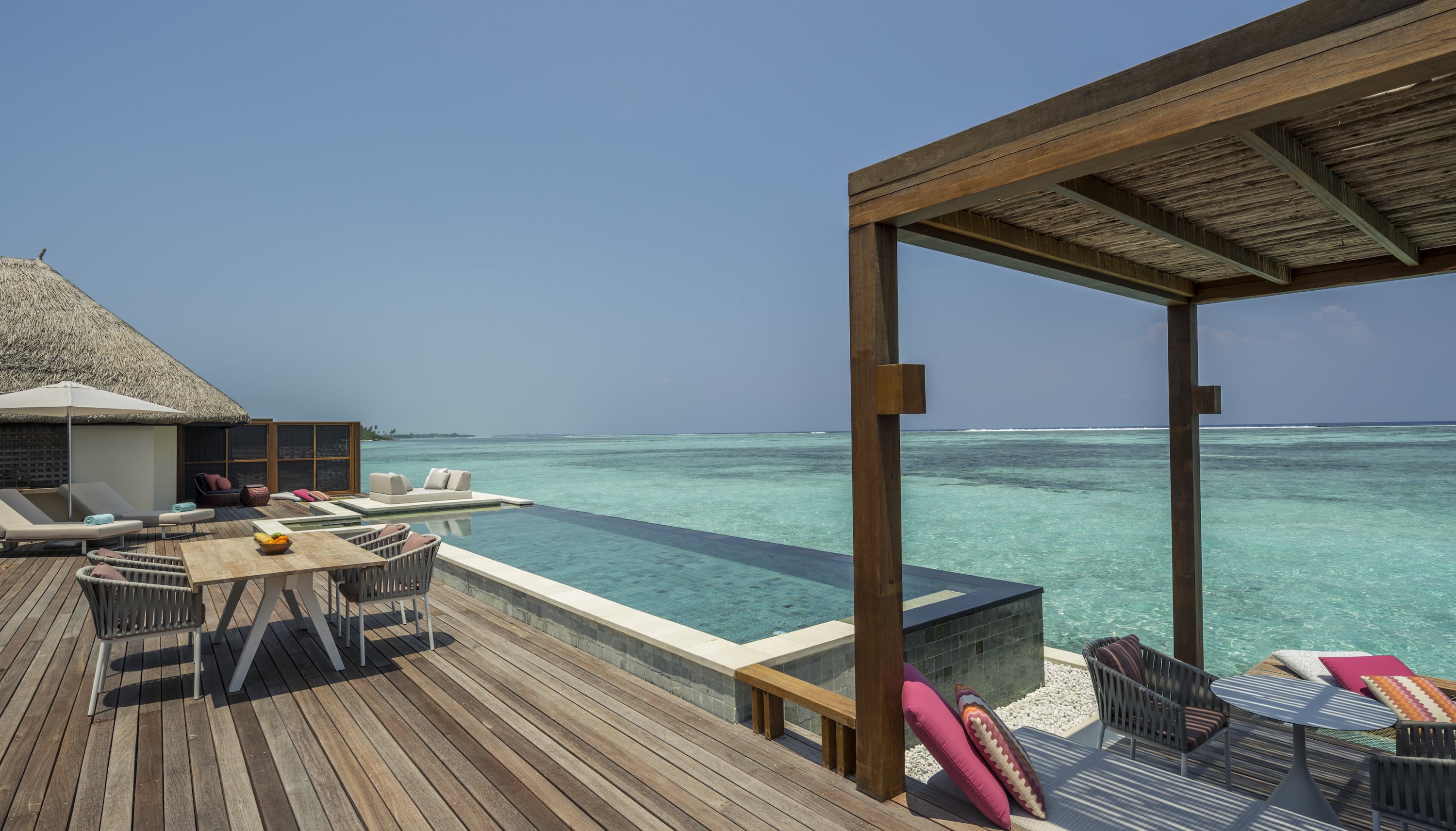 Sunrise Two-Bedroom Water Suite im Four Seasons Kuda Huraa