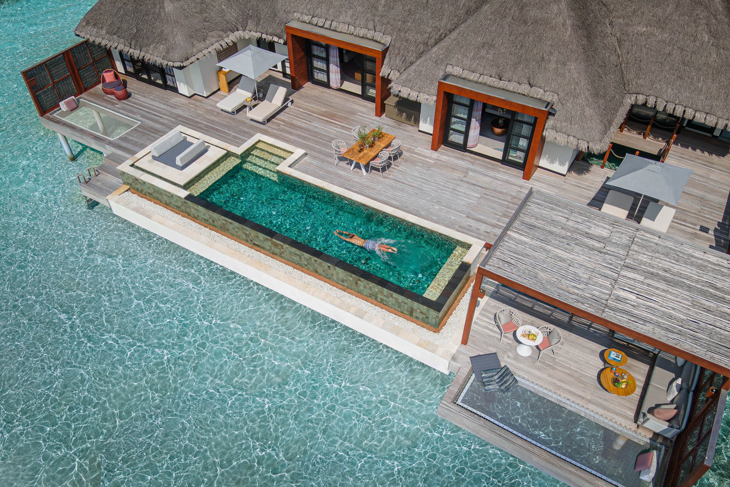 Sunset Two-Bedroom Water Suite im Four Seasons Kuda Huraa