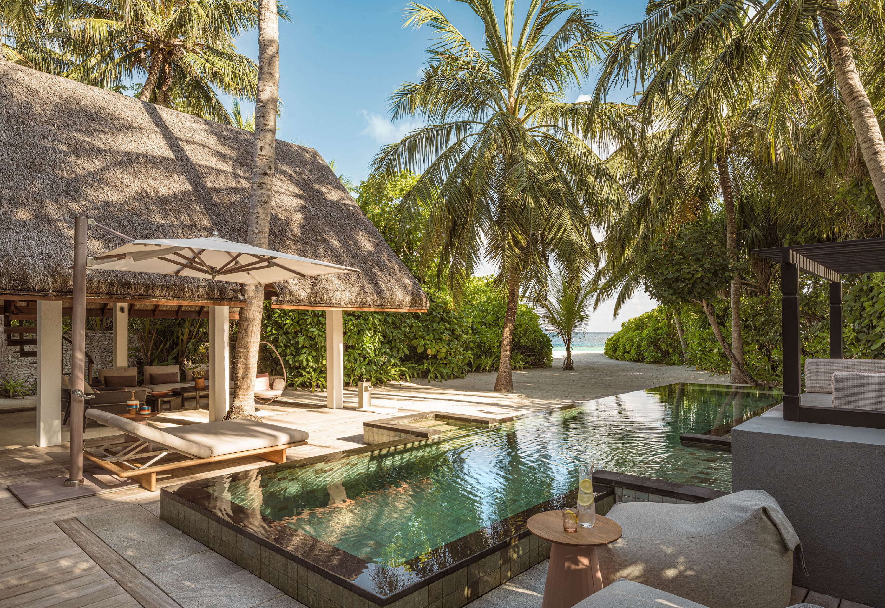 Family Beach Villa with Pool at Four Seasons Landaa Giraavaru